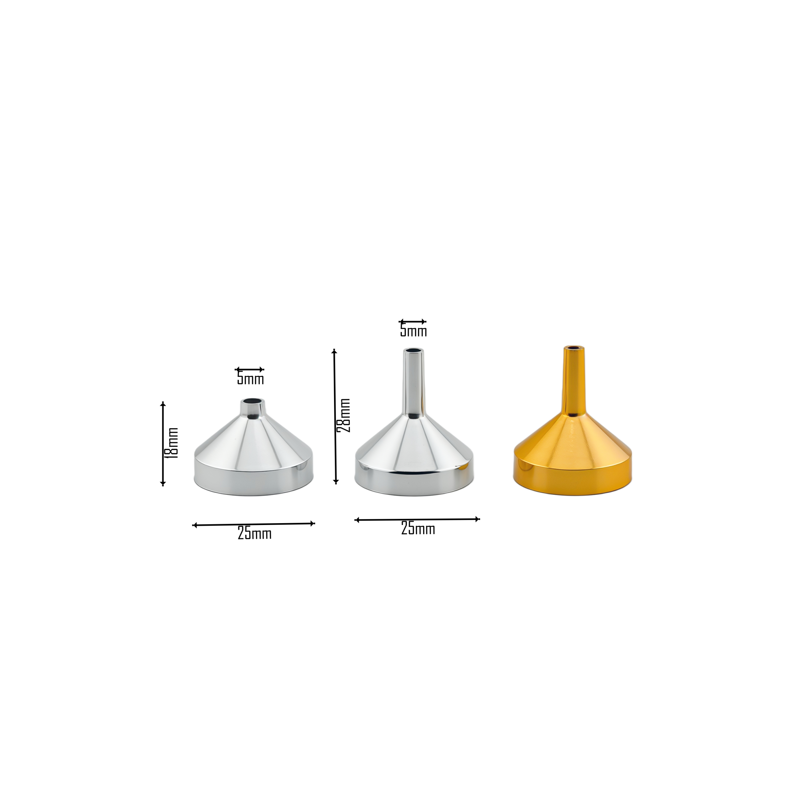Aluminum Small Funnel Liquid Dispensing
