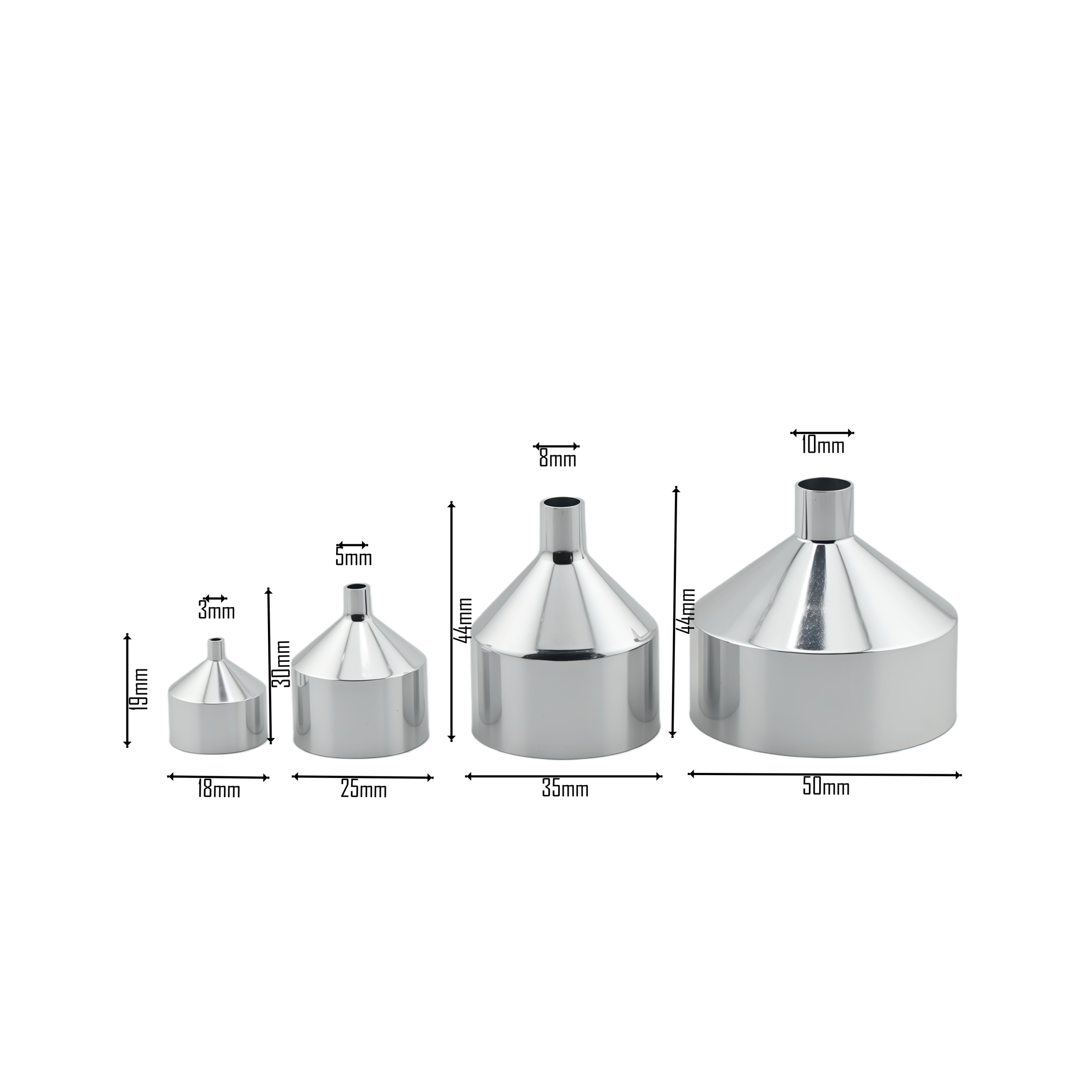 Aluminum Small Funnel Liquid Dispensing