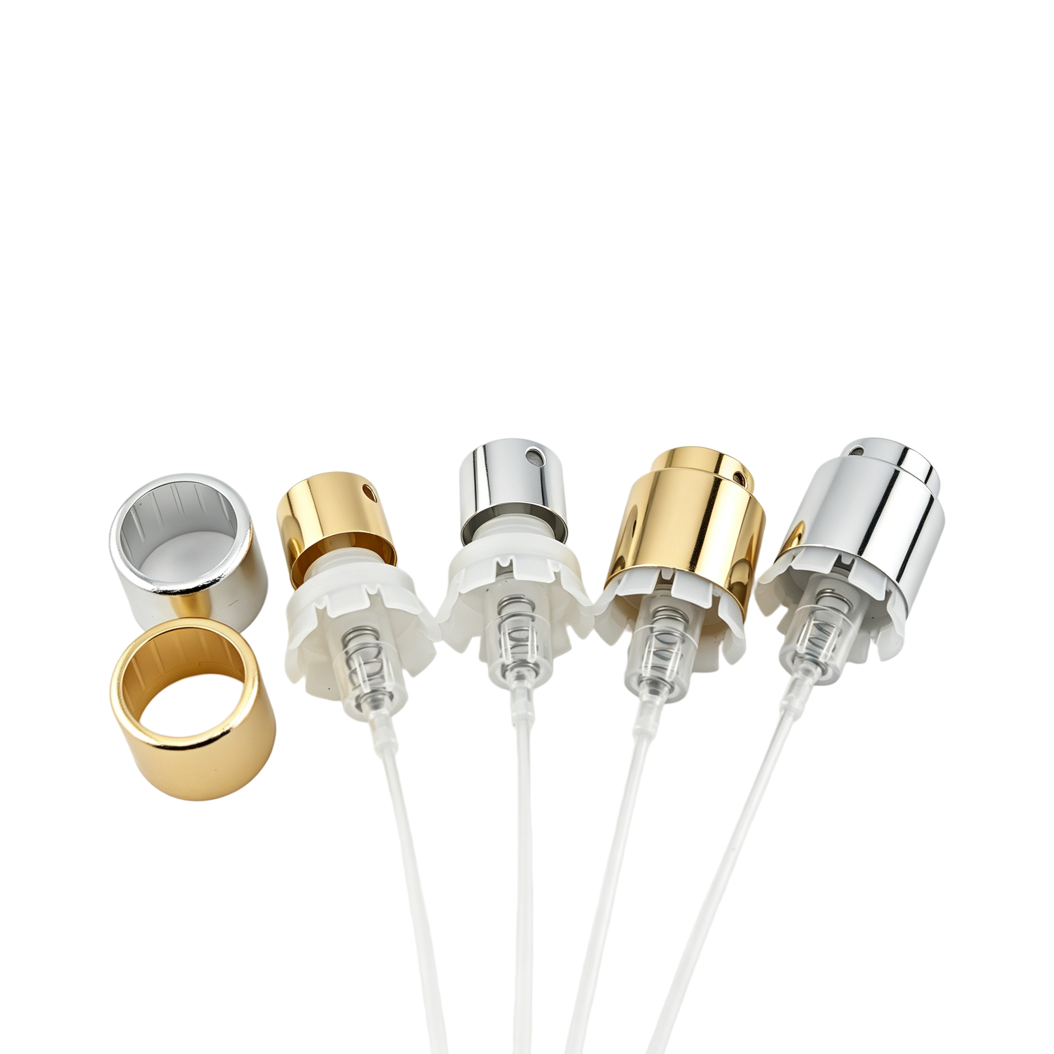 Crimp-Less Perfume Pump